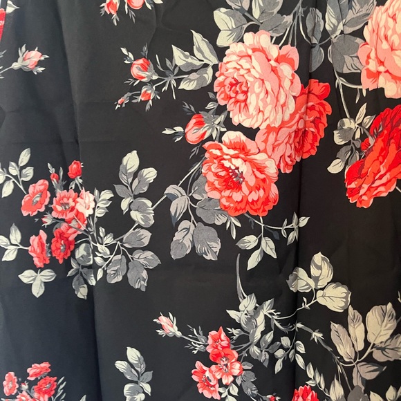 Women's Plus Size Floral Print Relaxed Fit Summer Fashionable Sleeveless Top 14W - Picture 11 of 11